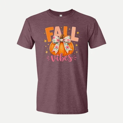 Autumn Bundle Fall Sublimation 1 shirt in Heather Maroon