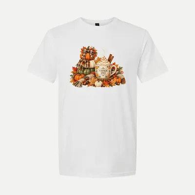 Fall Halloween Clipart 10 shirt in White
