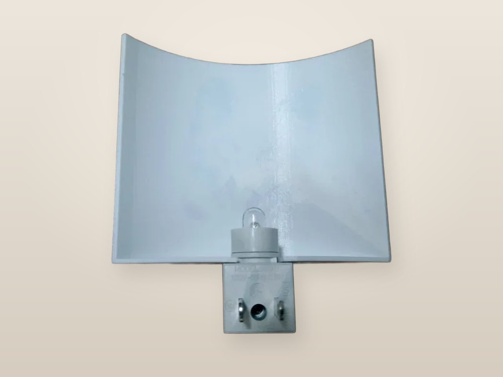 Back of the lithophane with the plug-in night light