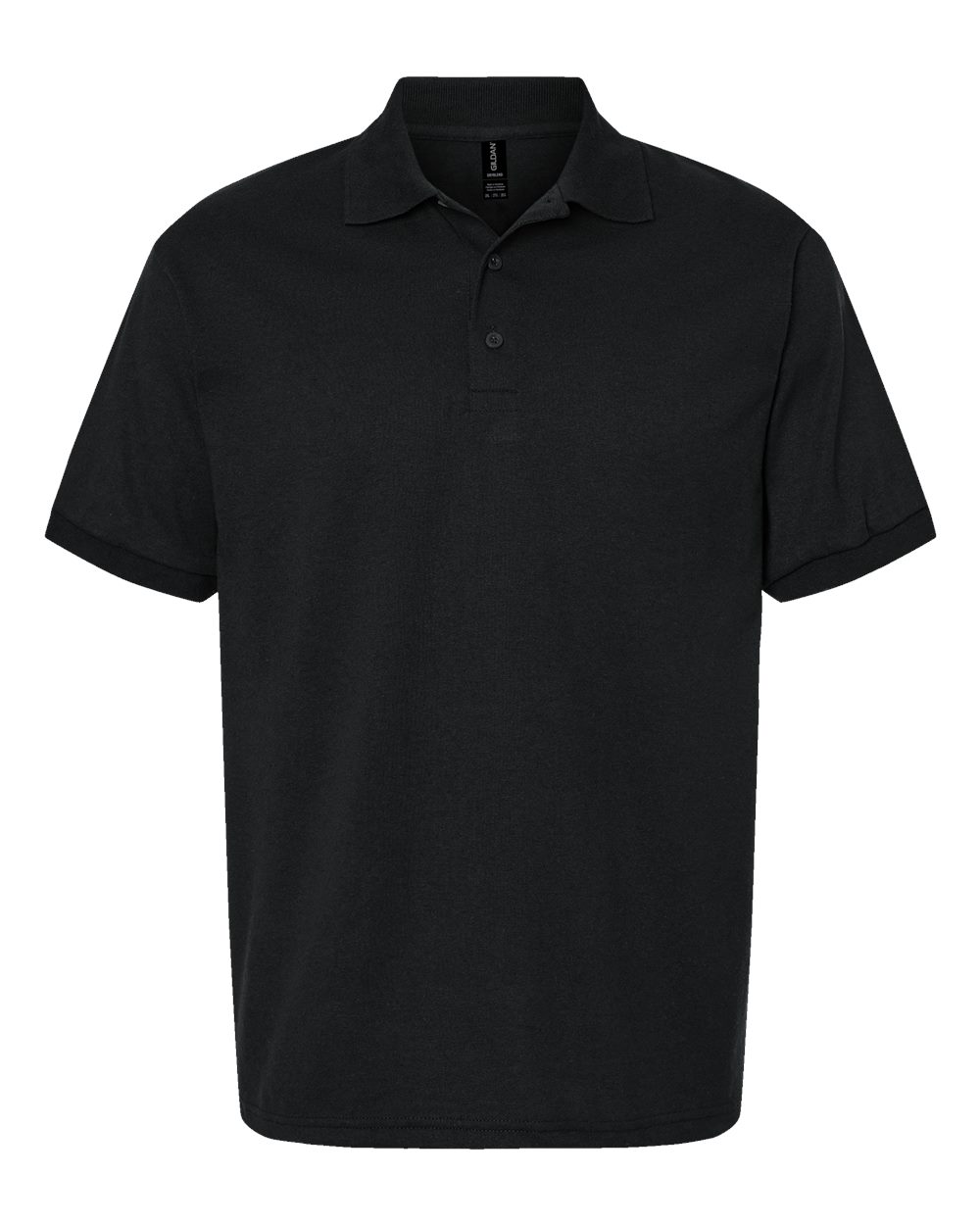 Gildan DryBlend Jersey Polo Shirt in Black
