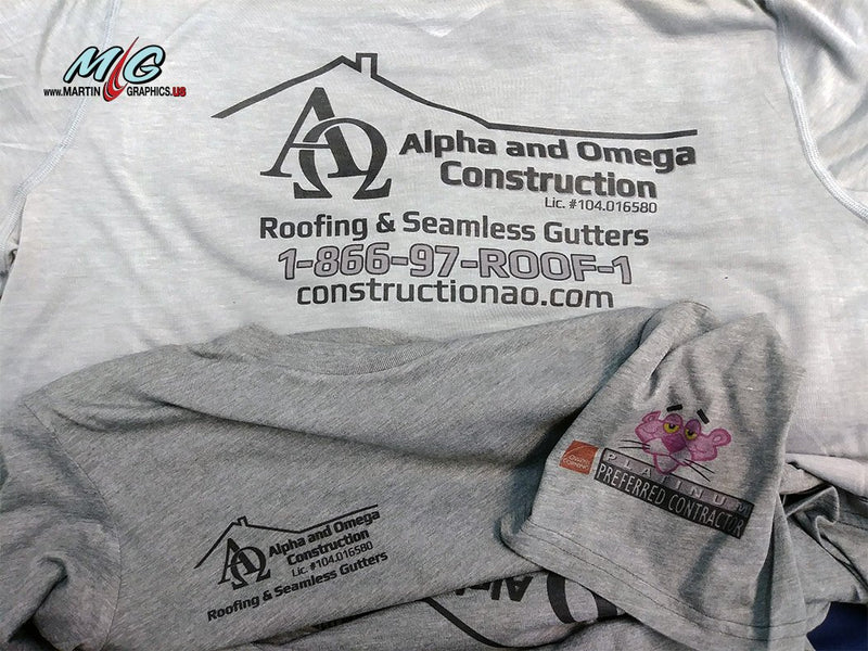 Alpha omega shirts — custom apparel