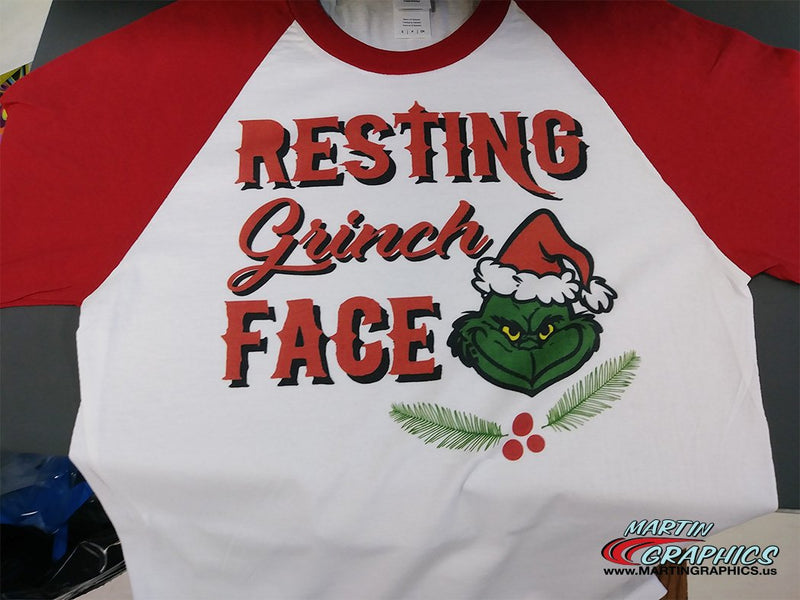 Resting grinch face — custom apparel