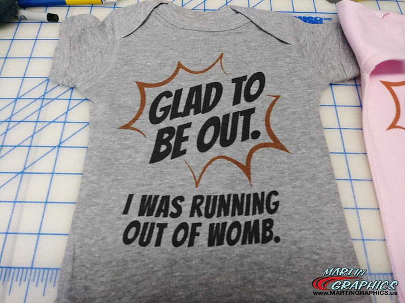 Running out of womb — custom apparel