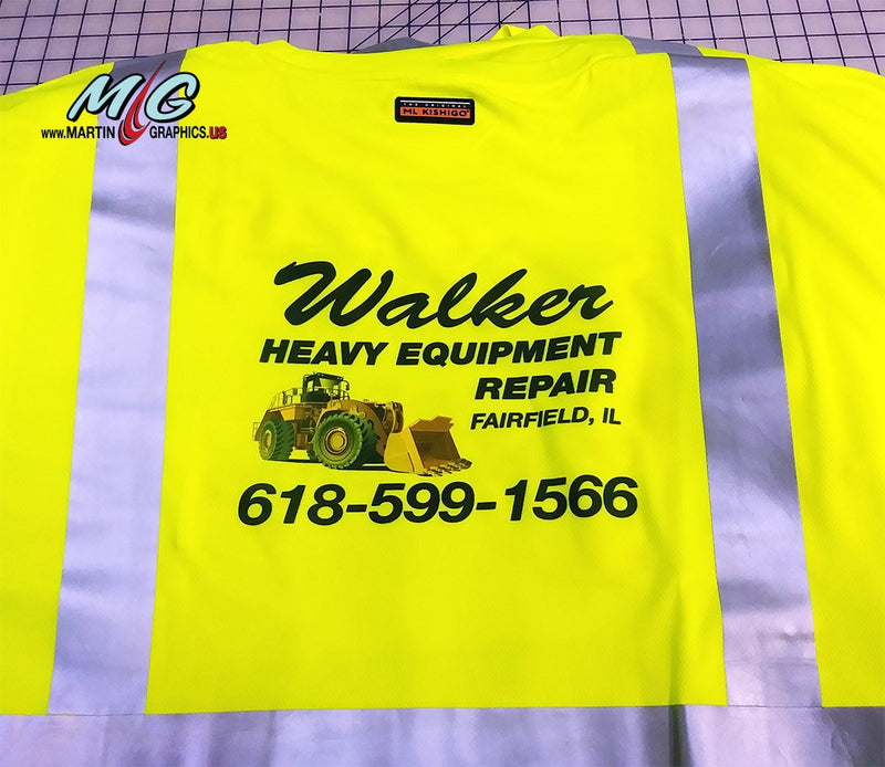 Walker high viz shirt — custom apparel