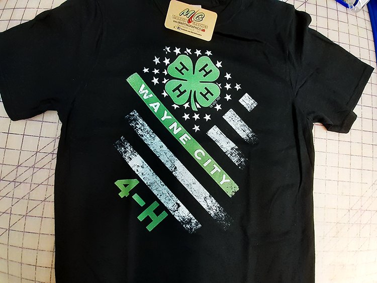 Wayne city 4h — custom apparel