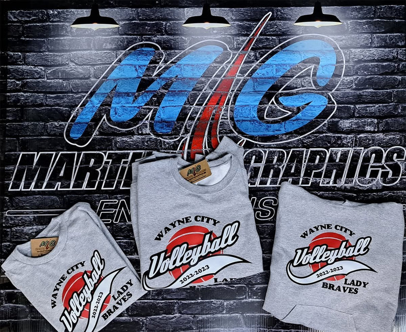 Wayne City Volleyball Lady Braves shirts