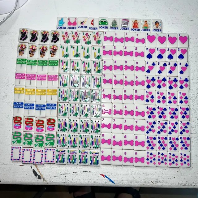 UV DTF sticker gang sheet packed with custom decals