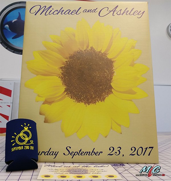 Wedding ashley — promotional printing