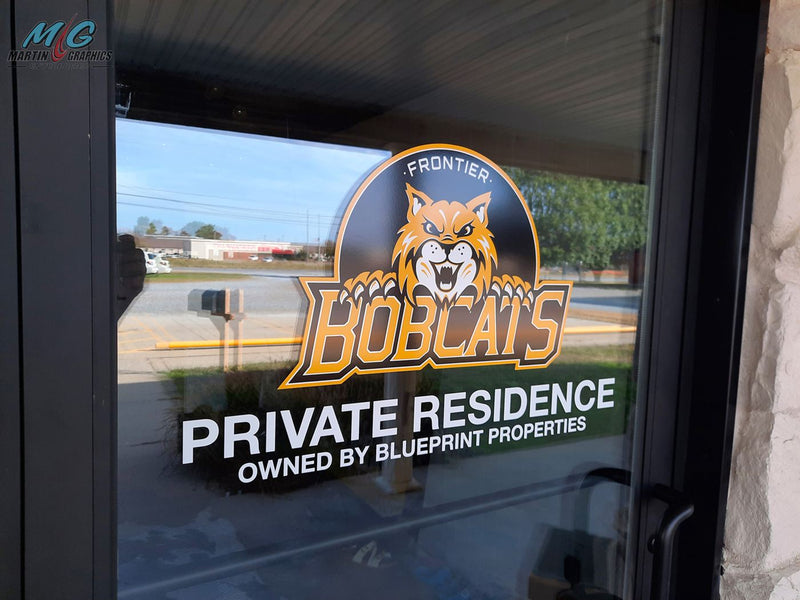 Storefront sign installation