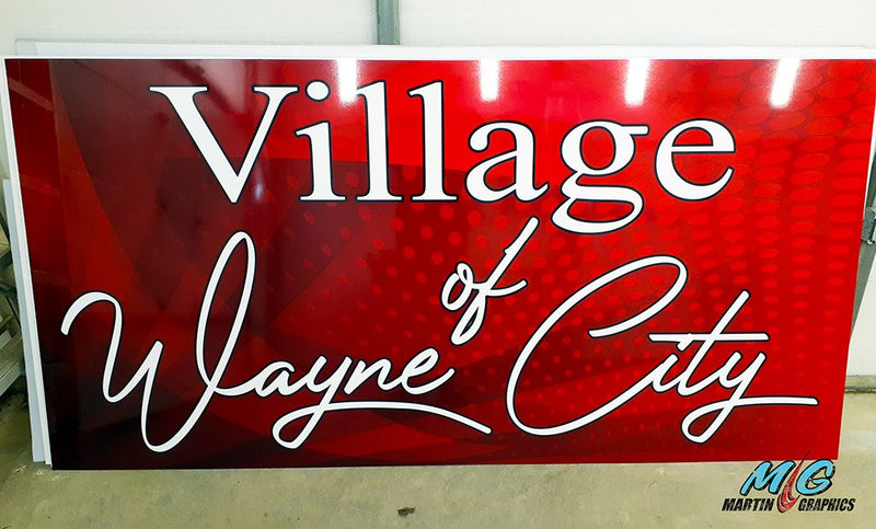 Customer project — sign work
