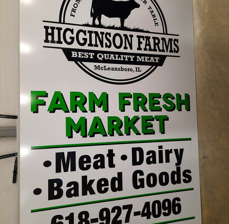 Customer project — sign work