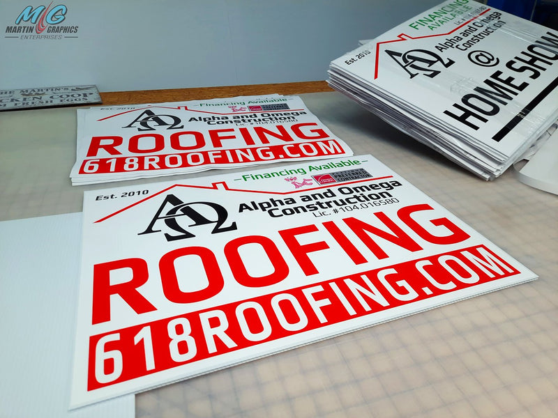 Customer project — sign work