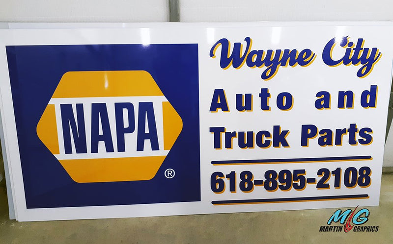 Customer project — sign work