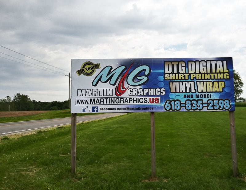 Martin Graphics billboard along the highway