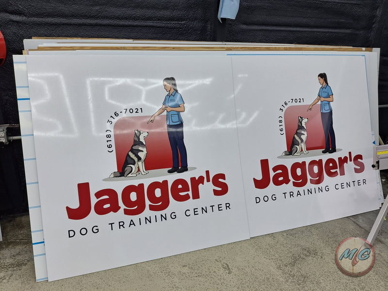 Jagger's Dog Training Center signs