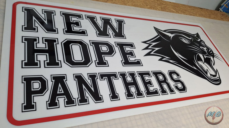 New Hope Panthers sign