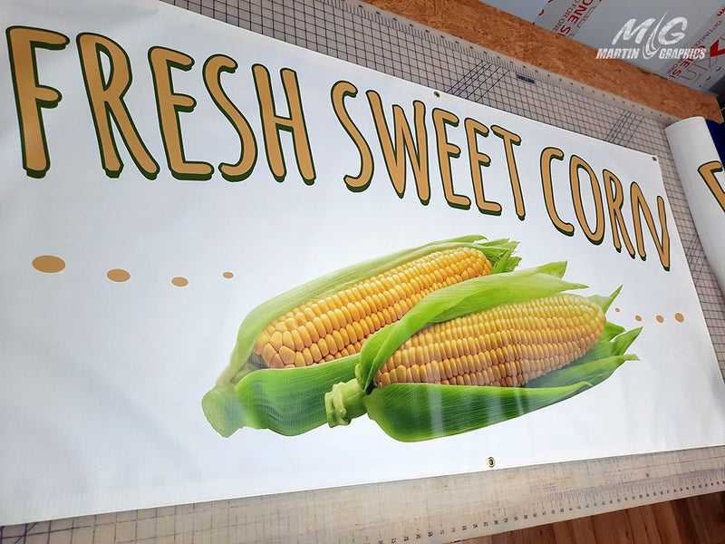 Corn — custom signage