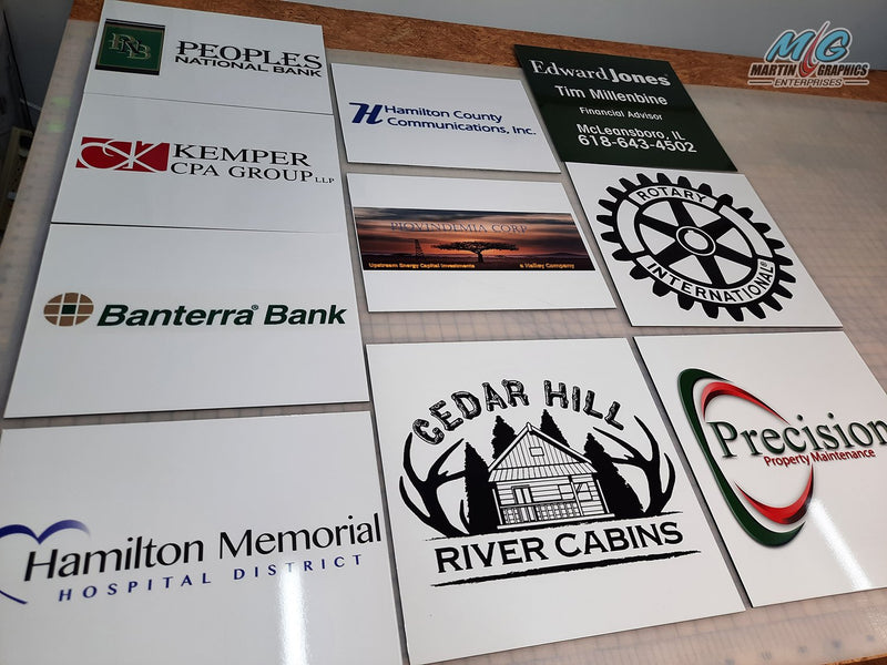 Disc golf sponsors 2 — custom signage