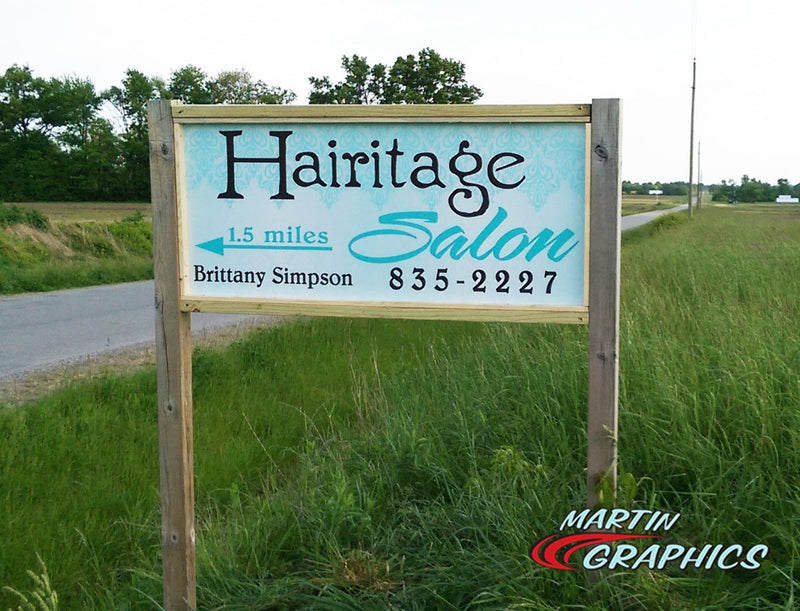 Hairitigesalon — custom signage