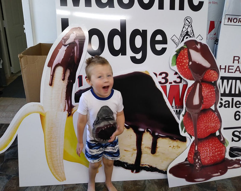 Kai food — custom signage