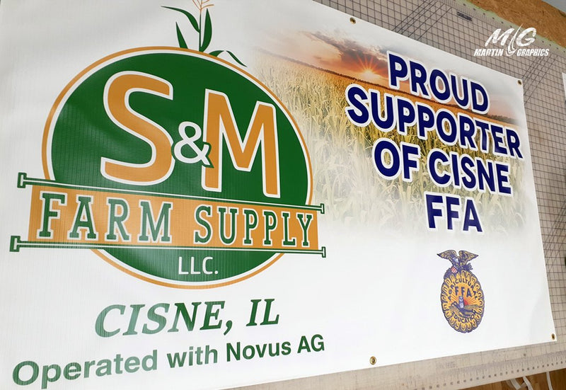 S and m ffa support — custom signage