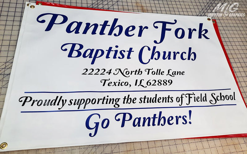 School ban 3 — custom signage
