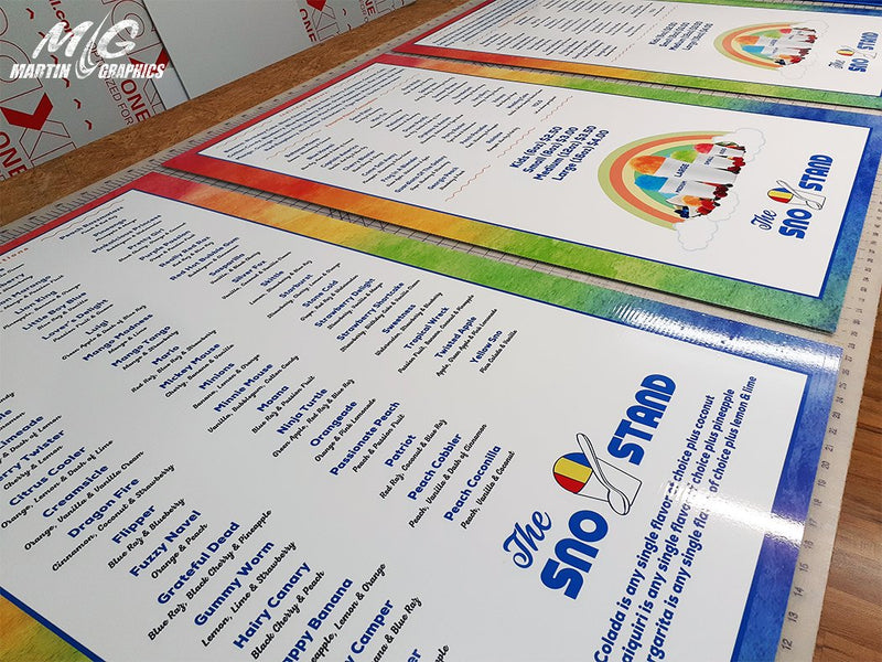 Sno1 — custom signage