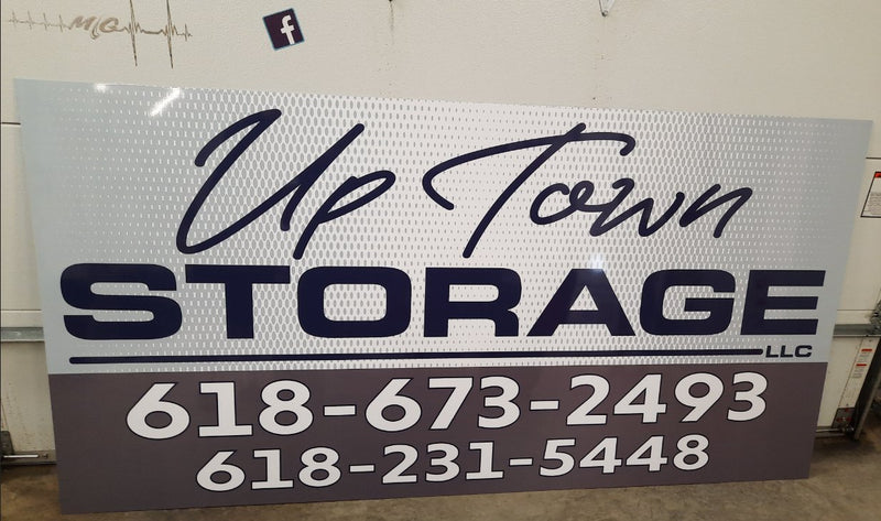 Storage — custom signage