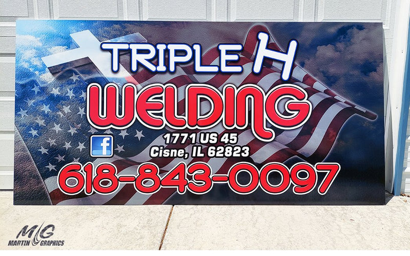 Triple h welding 4x8 1 — custom signage