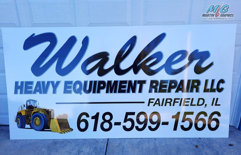 Walker sign — custom signage