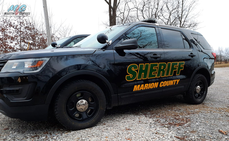 Marion County Sheriff vehicle graphics
