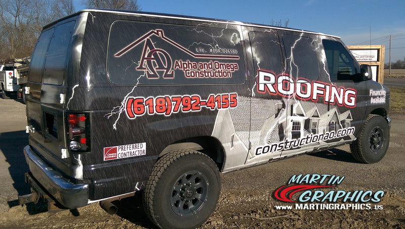 Alpha and omega van wrap — vehicle wrap