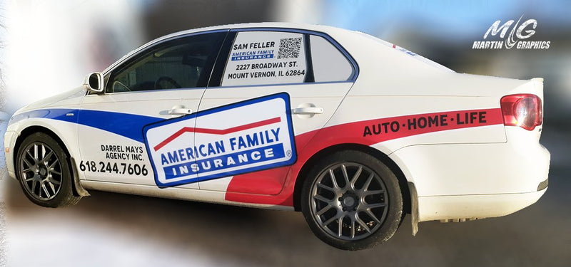 American family insurance — vehicle wrap