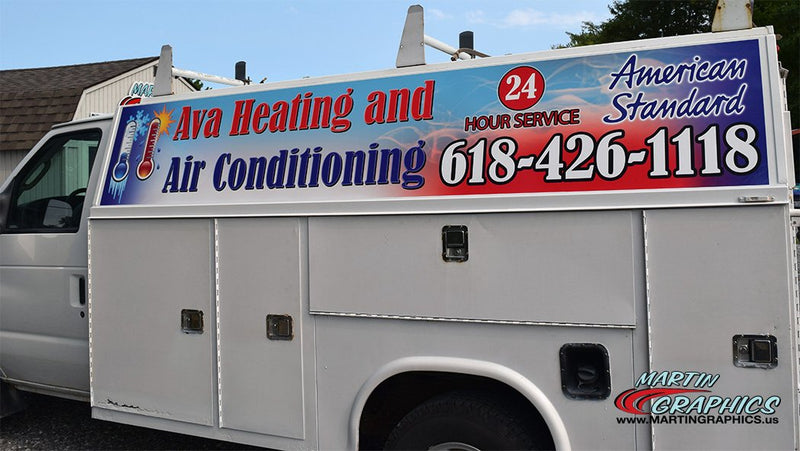 Ava heating and air — vehicle wrap