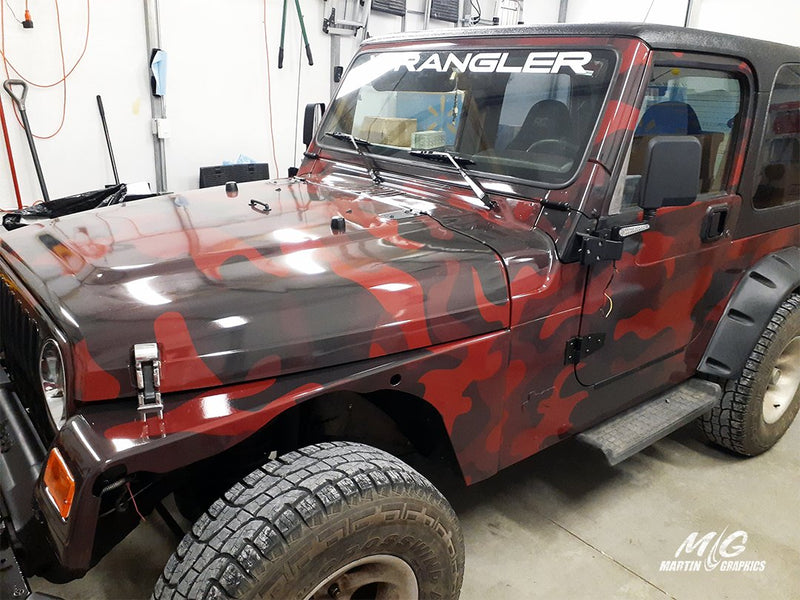 Jeep driver — vehicle wrap