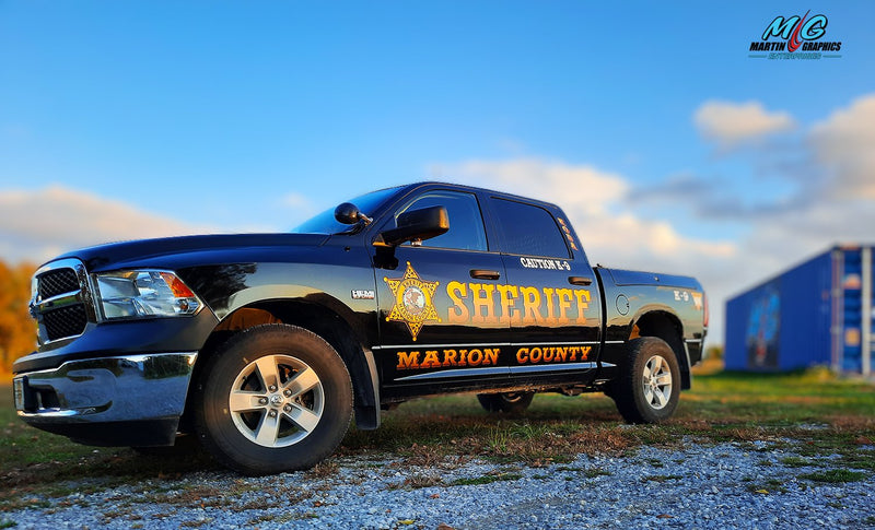 Marion county sheriff k9 — vehicle wrap
