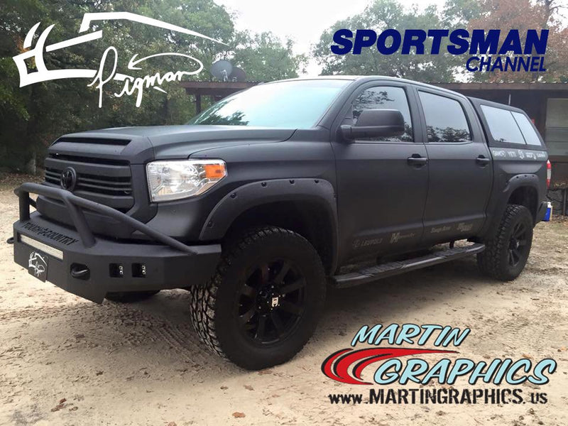 Pigman truck wrap martin graphics — vehicle wrap