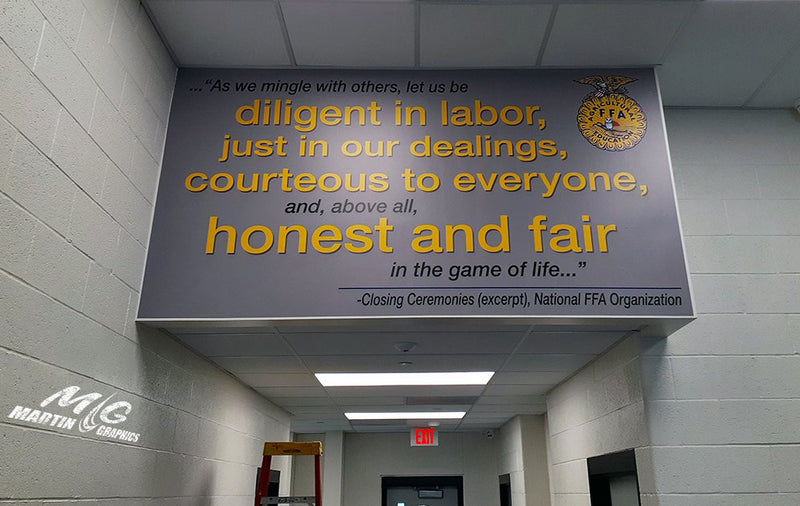 School ffa — vehicle wrap